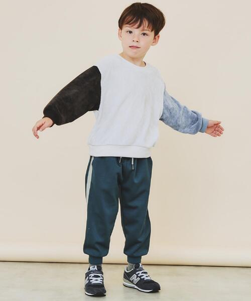 THE SHOP TK (ザ ショップ ティーケー )の「【110-160】ベロアモールプルオーバー(Tシャツ/カットソー・キッズ・ブルー系9/アイボリー系4/ブラック系4・11/12/13/14/15 /16)」の6枚目の写真