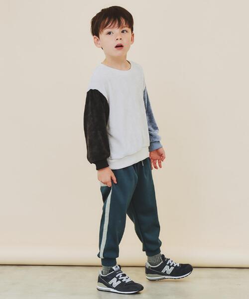 THE SHOP TK (ザ ショップ ティーケー )の「【110-160】ベロアモールプルオーバー(Tシャツ/カットソー・キッズ・ブルー系9/アイボリー系4/ブラック系4・11/12/13/14/15 /16)」の7枚目の写真