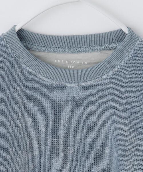 THE SHOP TK (ザ ショップ ティーケー )の「【110-160】ベロアモールプルオーバー(Tシャツ/カットソー・キッズ・ブルー系9/アイボリー系4/ブラック系4・11/12/13/14/15 /16)」の11枚目の写真