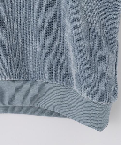 THE SHOP TK (ザ ショップ ティーケー )の「【110-160】ベロアモールプルオーバー(Tシャツ/カットソー・キッズ・ブルー系9/アイボリー系4/ブラック系4・11/12/13/14/15 /16)」の13枚目の写真
