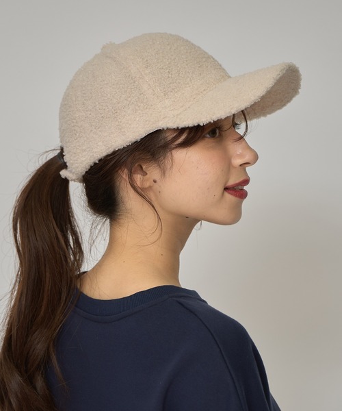 REDYAZEL（レディアゼル）の「プードルボアキャップ（キャスケット・レディース・ブラック/ブラウン/オフホワイト・FREE）」の15枚目の写真