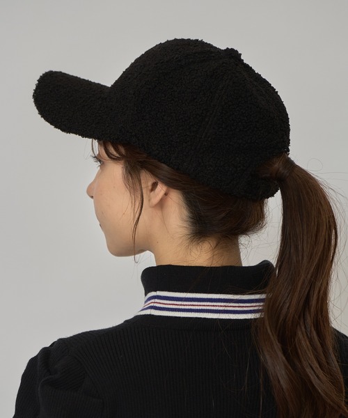 REDYAZEL（レディアゼル）の「プードルボアキャップ（キャスケット・レディース・ブラック/ブラウン/オフホワイト・FREE）」の22枚目の写真