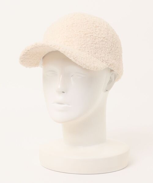 REDYAZEL（レディアゼル）の「プードルボアキャップ（キャスケット・レディース・ブラック/ブラウン/オフホワイト・FREE）」の6枚目の写真