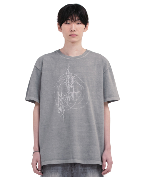 DEFGARMENTS（デフグラメンツ）の「PIG HUMAN FORM T-SHIRTS [GRAY]（Tシャツ/カットソー・レディース・その他・MEDIUM/LARGE）」の2枚目の写真