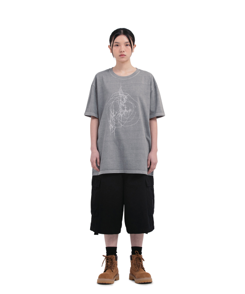 DEFGARMENTS（デフグラメンツ）の「PIG HUMAN FORM T-SHIRTS [GRAY]（Tシャツ/カットソー・レディース・その他・MEDIUM/LARGE）」の4枚目の写真
