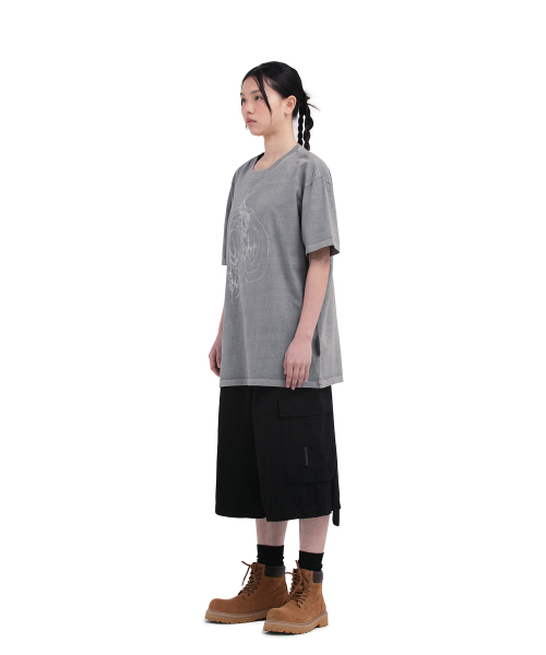 DEFGARMENTS（デフグラメンツ）の「PIG HUMAN FORM T-SHIRTS [GRAY]（Tシャツ/カットソー・レディース・その他・MEDIUM/LARGE）」の5枚目の写真