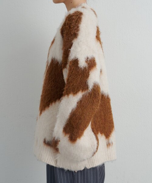 CIAOPANIC TYPY(チャオパニックティピー)の「【主役級】ニュアンス柄シャギーニット(ニット/セーター・レディース・アイボリー/サックスブルー/チャコールグレー・ONE SIZE)」の8枚目の写真