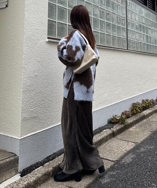 CIAOPANIC TYPY(チャオパニックティピー)の「【主役級】ニュアンス柄シャギーニット(ニット/セーター・レディース・アイボリー/サックスブルー/チャコールグレー・ONE SIZE)」の22枚目の写真