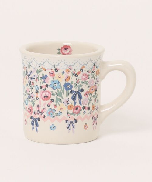 Cath Kidston（キャスキッドソン）の「マグカップ（グラス/マグカップ/タンブラー・レディース・オレンジ/ピンク/ホワイト/アイボリー・FREE）」の4枚目の写真