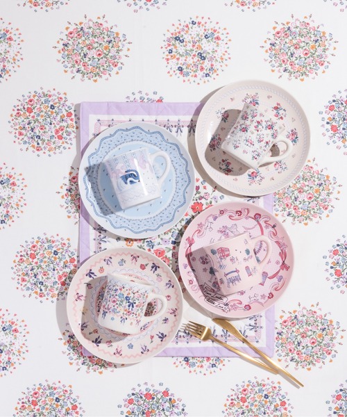 Cath Kidston（キャスキッドソン）の「マグカップ（グラス/マグカップ/タンブラー・レディース・オレンジ/ピンク/ホワイト/アイボリー・FREE）」の7枚目の写真