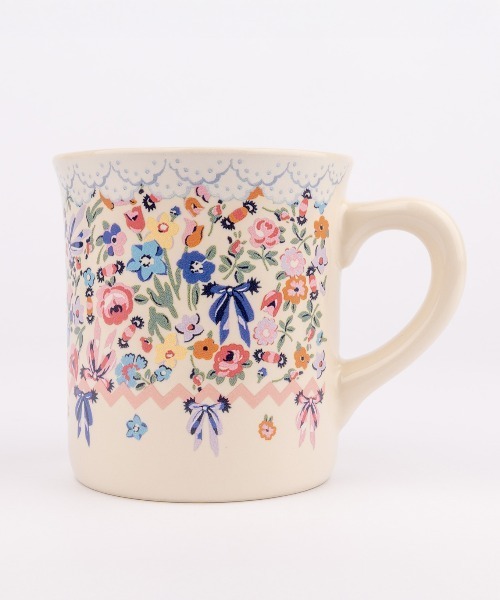 Cath Kidston（キャスキッドソン）の「マグカップ（グラス/マグカップ/タンブラー・レディース・オレンジ/ピンク/ホワイト/アイボリー・FREE）」の20枚目の写真