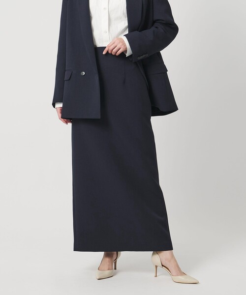 MARW UNITED ARROWS（マルゥ ユナイテッドアローズ）の「＜MARW UNITED ARROWS＞バックスリット タイト スカート（スカート・レディース・ナチュラル/ネイビー/ダークグレー・38/36/34）」の3枚目の写真