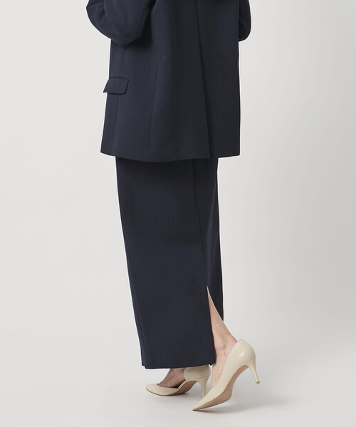 MARW UNITED ARROWS（マルゥ ユナイテッドアローズ）の「＜MARW UNITED ARROWS＞バックスリット タイト スカート（スカート・レディース・ナチュラル/ネイビー/ダークグレー・38/36/34）」の5枚目の写真
