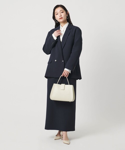 MARW UNITED ARROWS（マルゥ ユナイテッドアローズ）の「＜MARW UNITED ARROWS＞バックスリット タイト スカート（スカート・レディース・ナチュラル/ネイビー/ダークグレー・38/36/34）」の7枚目の写真