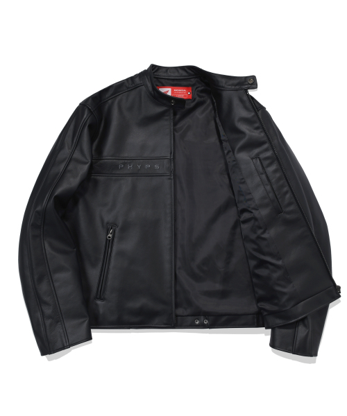 PHYPS MOTORCYCLE(フィップスモーターサイクル)の「Original Cow leather Jacket Black(ライダースジャケット・レディース・その他・LARGE/MEDIUM)」の5枚目の写真