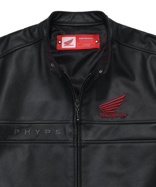 PHYPS MOTORCYCLE(フィップスモーターサイクル)の「Original Cow leather Jacket Black(ライダースジャケット・レディース・その他・LARGE/MEDIUM)」の8枚目の写真