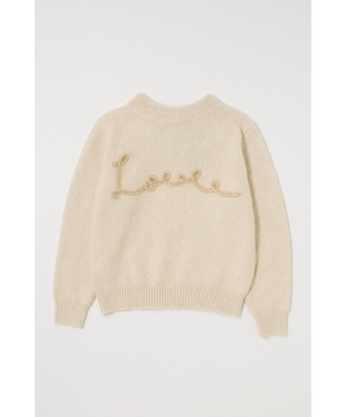 MOUSSY（マウジー）の「BACK RIBBON セーター（ニット/セーター・レディース・アイボリー/ライトブルー/ネイビー・FREE）」の4枚目の写真