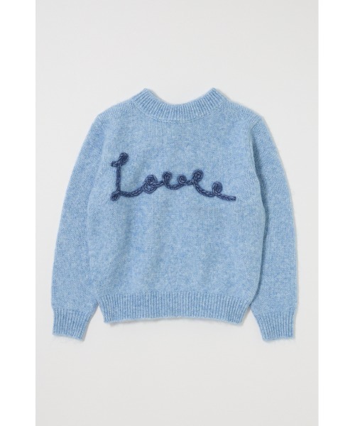 MOUSSY（マウジー）の「BACK RIBBON セーター（ニット/セーター・レディース・アイボリー/ライトブルー/ネイビー・FREE）」の11枚目の写真