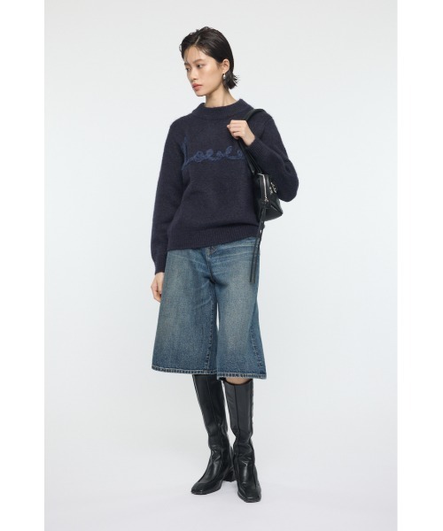 MOUSSY（マウジー）の「BACK RIBBON セーター（ニット/セーター・レディース・アイボリー/ライトブルー/ネイビー・FREE）」の14枚目の写真