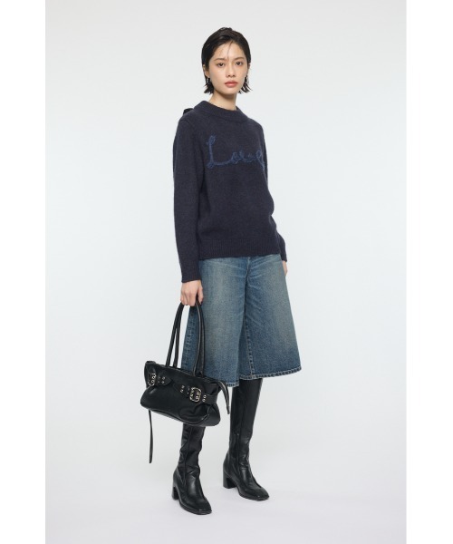 MOUSSY（マウジー）の「BACK RIBBON セーター（ニット/セーター・レディース・アイボリー/ライトブルー/ネイビー・FREE）」の15枚目の写真