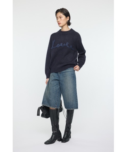 MOUSSY（マウジー）の「BACK RIBBON セーター（ニット/セーター・レディース・アイボリー/ライトブルー/ネイビー・FREE）」の16枚目の写真