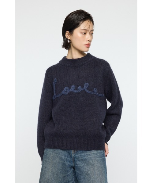 MOUSSY（マウジー）の「BACK RIBBON セーター（ニット/セーター・レディース・アイボリー/ライトブルー/ネイビー・FREE）」の17枚目の写真