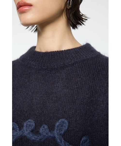 MOUSSY（マウジー）の「BACK RIBBON セーター（ニット/セーター・レディース・アイボリー/ライトブルー/ネイビー・FREE）」の21枚目の写真