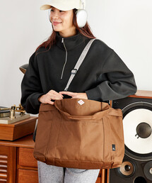 FREAK'S STORE | ROOTOTE × FREAK'S STORE/ルートート <ショルダーストラップ付>別注 ミディアムポケッツ D 撥水 トートバッグ ジャガードストラップ/ママバッグ/A4サイズトートバッグ/大容量トートバッグ(トートバッグ)