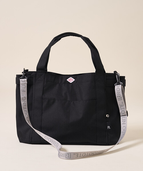 FREAK'S STORE（フリークスストア）の「ROOTOTE × FREAK'S STORE/ルートート ＜ショルダーストラップ付＞別注 ミディアムポケッツ D 撥水 トートバッグ ジャガードストラップ/ママバッグ/A4サイズトートバッグ/大容量トートバッグ（トートバッグ・レディース・ブラウン/グレー/ブラック・ONE SIZE）」の19枚目の写真