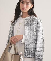 INDIVI｜インディヴィのノーカラージャケット通販 - ZOZOTOWN