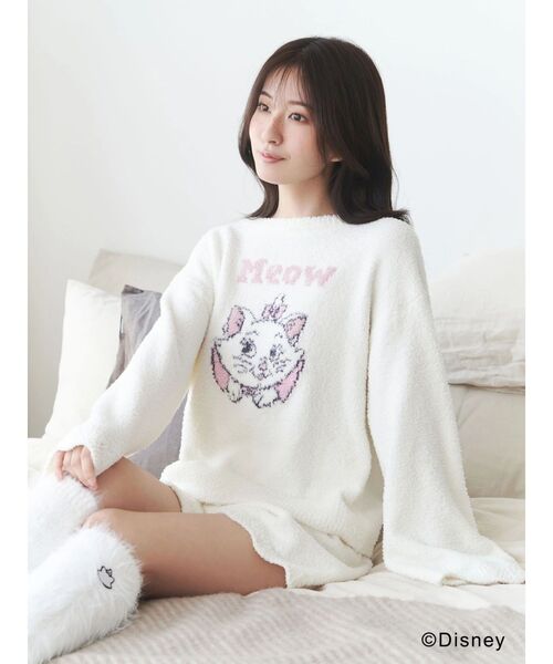 MERCURYDUO（マーキュリーデュオ）の「【ディズニーコレクション】おしゃれキャット/ ルームウェアセットアップ（ルームウェア/パジャマ・レディース・ピンク/オフホワイト・FREE）」の16枚目の写真
