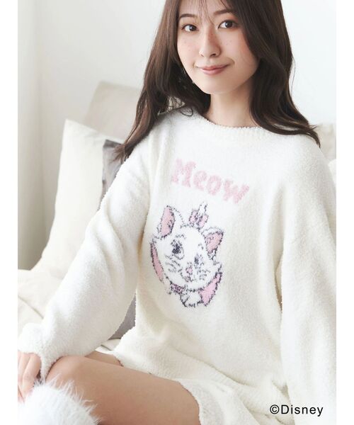 MERCURYDUO（マーキュリーデュオ）の「【ディズニーコレクション】おしゃれキャット/ ルームウェアセットアップ（ルームウェア/パジャマ・レディース・ピンク/オフホワイト・FREE）」の17枚目の写真