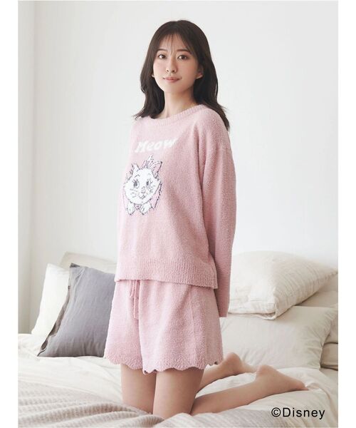 MERCURYDUO（マーキュリーデュオ）の「【ディズニーコレクション】おしゃれキャット/ ルームウェアセットアップ（ルームウェア/パジャマ・レディース・ピンク/オフホワイト・FREE）」の21枚目の写真