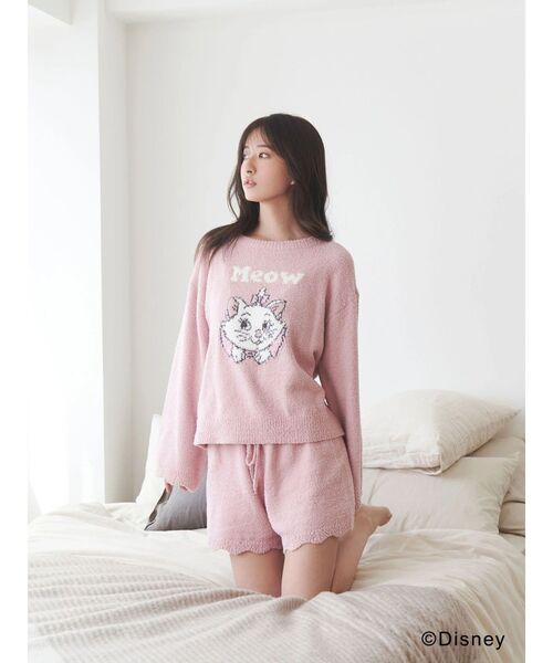 MERCURYDUO（マーキュリーデュオ）の「【ディズニーコレクション】おしゃれキャット/ ルームウェアセットアップ（ルームウェア/パジャマ・レディース・ピンク/オフホワイト・FREE）」の22枚目の写真