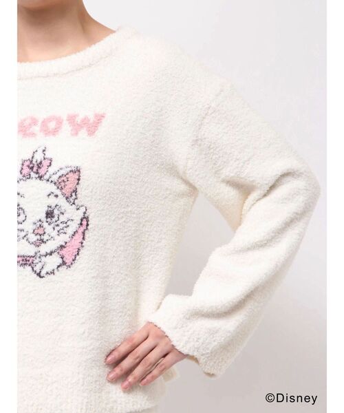 MERCURYDUO（マーキュリーデュオ）の「【ディズニーコレクション】おしゃれキャット/ ルームウェアセットアップ（ルームウェア/パジャマ・レディース・ピンク/オフホワイト・FREE）」の3枚目の写真