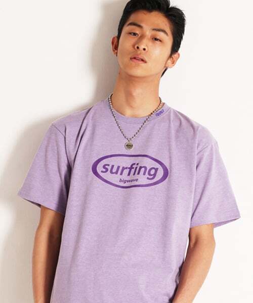 RESPECT(リスペクト)の「サーフィン半袖Tシャツ(パープル)(Tシャツ/カットソー・メンズ・その他・LARGE/MEDIUM/X-LARGE)」の1枚目の写真