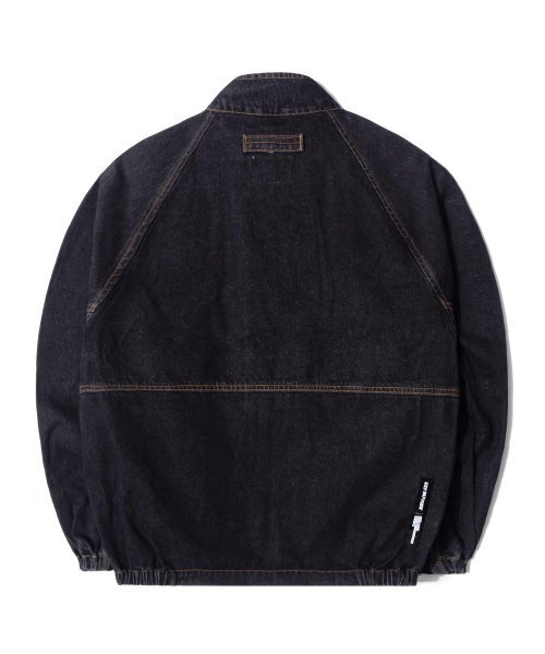 QT8 GARMENTS(キューティーエイトガーメント)の「BN Denim Raglan Jacket (Black)(デニムジャケット・レディース・その他・MEDIUM/LARGE/X-LARGE)」の3枚目の写真