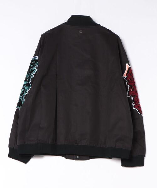 IO（イオ）（イオ）の「Children of the discordance / VARSITY JACKET / COTDJK-491（スタジャン・メンズ・ブラック・2/3）」の2枚目の写真