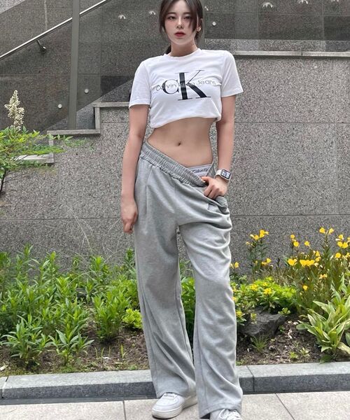 CHAMBROS（チャンブロス）の「ポイントロゴピンタックワイドスウェットパンツ[グレー]（スウェットパンツ・レディース・その他・SMALL/MEDIUM/LARGE/4/3/2/1/X-LARGE）」の20枚目の写真