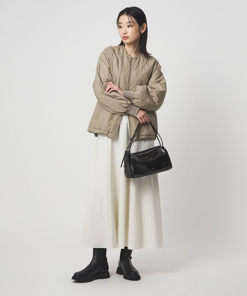 green label relaxing（グリーンレーベルリラクシング）の「ダイヤ キルティング ブルゾン 撥水（ブルゾン・レディース・ブラック/ライトグレー/ベージュ・FREE）」の18枚目の写真
