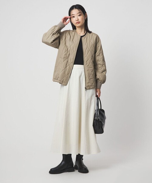 green label relaxing（グリーンレーベルリラクシング）の「ダイヤ キルティング ブルゾン 撥水（ブルゾン・レディース・ブラック/ライトグレー/ベージュ・FREE）」の19枚目の写真