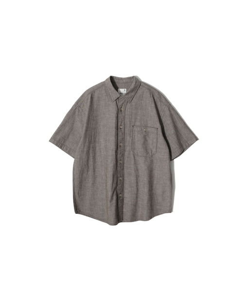 HORLISUN(ホーリーサン)の「プールセルビッジダンガリーシャツスペインオリーブ(シャツ/ブラウス・レディース・その他・SMALL/MEDIUM/LARGE)」の1枚目の写真