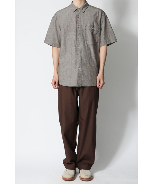 HORLISUN(ホーリーサン)の「プールセルビッジダンガリーシャツスペインオリーブ(シャツ/ブラウス・レディース・その他・SMALL/MEDIUM/LARGE)」の4枚目の写真