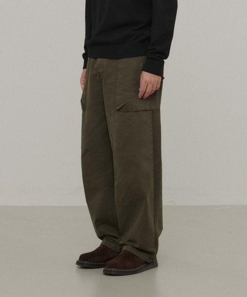 WMC(ダブリューエムシー)の「バンディングパーティグパンツ_カーキ(その他パンツ・メンズ・カーキ・36(XL)/30(M)/32(L))」の1枚目の写真