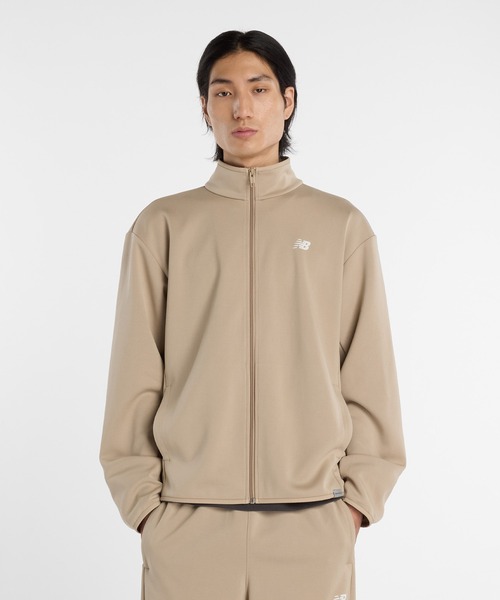 New Balance ベージュ ジャージ上下セット　極美品 セール】ニットトラックジャケット（ジャージ）｜New Balance