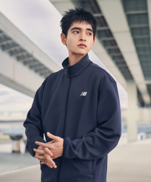 セール】ニットトラックジャケット（ジャージ）｜New Balance