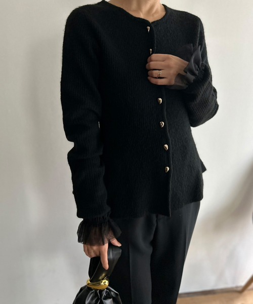 Kotoe(コトエ)の「チュール袖 アームカバー 付け袖(アームカバー・レディース・ブラック/ホワイト・FREE)」の20枚目の写真