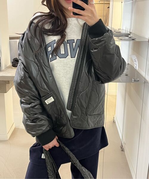 EN OR（エンオール）の「[CORE] QUILTED JACKET - BLACK（ダウンジャケット/コート・レディース・その他・FREE）」の5枚目の写真