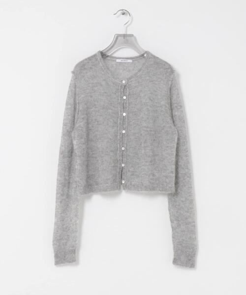 URBAN RESEARCH（アーバンリサーチ）の「シアーモヘヤカーディガン（カーディガン/ボレロ・レディース・ライトグレー/イエロー/ネイビー・FREE）」の13枚目の写真
