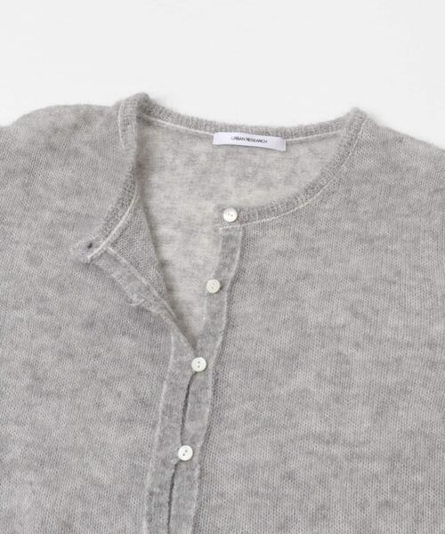 URBAN RESEARCH（アーバンリサーチ）の「シアーモヘヤカーディガン（カーディガン/ボレロ・レディース・ライトグレー/イエロー/ネイビー・FREE）」の14枚目の写真